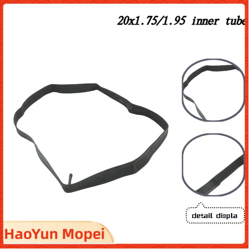 Mountain Biking Tube - ยางในจักรยาน 20X1.75/1.95 แบบวาล์วตรง สำหรับจักรยานทั่วไป จักรยานเสือภูเขา และจักรยานไฟฟ้า