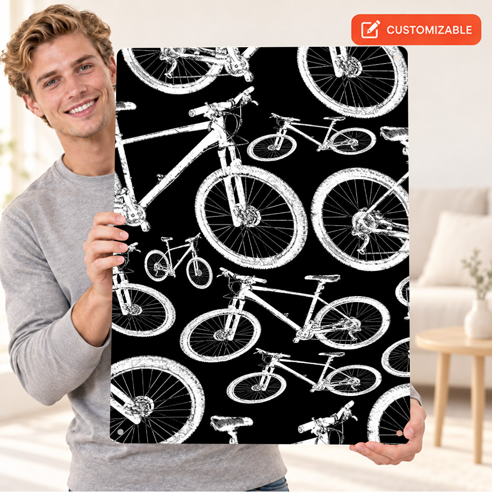 โปสเตอร์อลูมิเนียมลายกราฟิกจัก - Mountain Biking Europe บทวิจารณ์และราคา